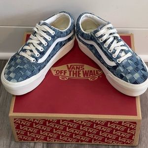 Vans Old Skool Platform Denim Sneaker